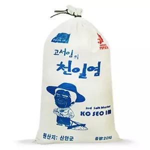 소금장인 1호 고서임의 신안 간수뺀 굵은 천일염 30kg 2017년 생산 1개 선물 건강차 돌잔치 결혼식 가정의