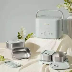 가열 도시락통 보온 전기 직장인 도시락 런치박스 단열 푸드자 충전식 캠핑전기포트 보온포트