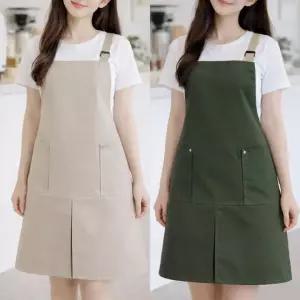 포뇨1  기능성 앞트임 앞치마 제작 보육교사 바리스타 신혼부부 3컬러