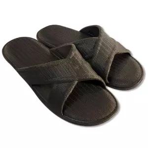 슬리퍼 실내슬리퍼 거실화 고급 브라운 270MM 편안한 미끄럼방지 가벼운 쿠션감 실내화