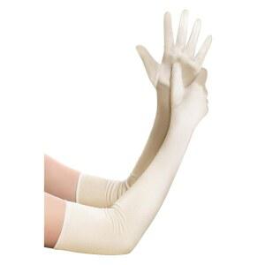 바비욘드 롱 오페라 파티 1920년대 새틴 티 장갑 의상 사이즈 팔꿈치 길이 신부용