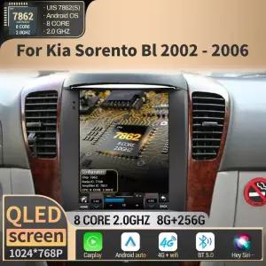 기아 쏘렌토 BL 2002 2003 2004-2006용 9.7인치 무선 블루투스 CarPlay GPS 네비게이션 멀티미디어 헤드