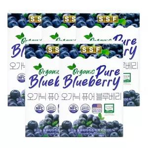 순수식품 오가닉퓨어 유기농 블루베리 착즙액 20gX14포X5개