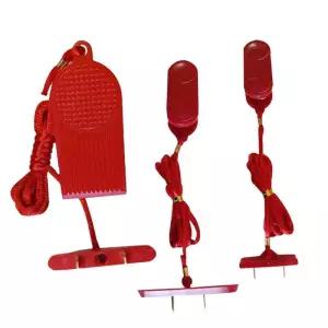 런닝머신 범용 안전 키 비상 정지 스위치 시작 이중 삽입 달리기 피트니스 장비 액세서리 즐기기