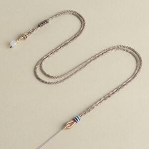 목걸이 수제 보석 액세서리 비즈와 조절 펜던트 로프 만들기 DIY 체인 매력 스트랩