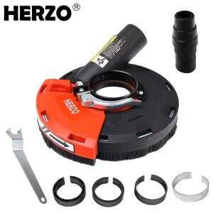 헤르조 GT 119125 부착물이 연삭 덮개 먼지 125MM 그라인더용 있는 앵글