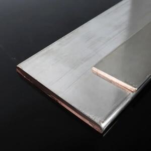 1개 폭20-100mm 길이500mm 두께6mm 전도성 접지판 버스바 T2 주석 도금 구리 바 퍼플 평판 스트립