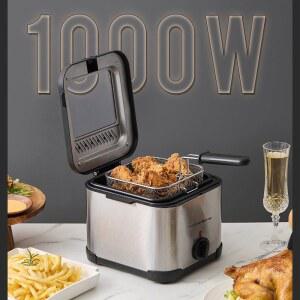 쿠커베네 유럽식 튀김기 가정용 전기 핫팟 기름 절약 온도 조절 가열기 단일 실린더