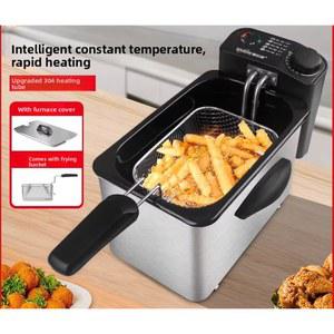 컴팩트 전기 딥 프라이어 오일 쿠커 집이나 사업장에서 칩스 치킨 및 간식용