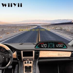 2025 최신형 HUD B3 모던 디자인 자동차 진단 도구 차량 전마그네틱기 최고 품질 속도 경고 범용 OBD2 게이