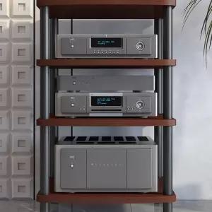 콘솔 오디오랙 거실 거치대 모듈 장식장 이동식 원목 앰프