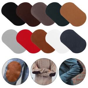 패션 모조 버스킨 스티커  의류용 팔꿈치 다리미  가죽 바지  무릎 아플리케  2 개