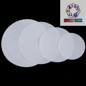 100개 실험실용 원형 정성 필터 종이 중간 속도