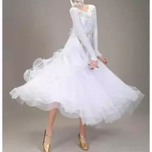 공연 롱 왈츠드레스 이브닝 탱고 라틴 의상 댄스복 춤