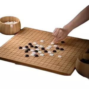 원목 바둑판 고급 보드게임 오목판 우드 바둑 세트