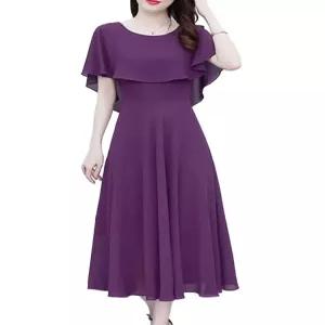 합창드레스 위클리연주복 연주드레스 반주자드레스 반팔 쉬폰 블랙