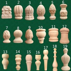 목재 조각 캐비닛 가구 소파 시트 다리 액세서리 스타일 유럽 아플리케 장식