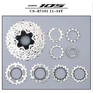 시마노 105 R7101 HG710 12단 로드 카세트 스프라켓 34T 36T 12V 프리휠 바이크 K7  자전거 부품