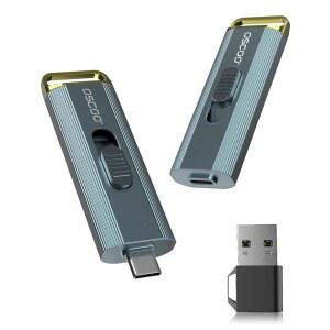 [미국배송] OSCOO 1TB 휴대용 SSD 최대 2100MB/S 아이폰호환 15/16/17 ANDROID MAC 및 PC용 외장 하드 드라이브 USB 3.2 USBC와 A를 지원하며 사진작가 콘텐츠 제작자에게 이상적입니다