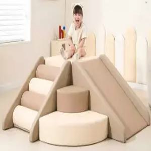 아기 유아 미끄럼틀 오르기 실내 쿠션 계단 사다리