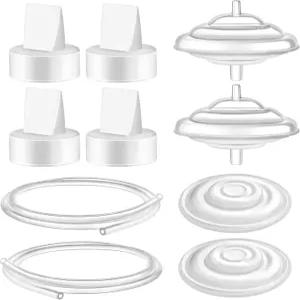 스펙트라 S1 S2 9 플러스 유방 펌프 교체 역류 보호 멤브레인 덕빌 밸브 튜브 부품과 호환되는 메이맘 부품