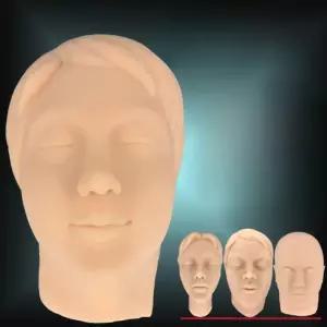 미용실습모형 보톡스연습도구 미용교육용모델 실리콘모형 병원실습용 헤드형태 두상