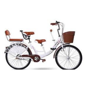 3인용 자전거 가족 싱글 투어 클래식 베이지색