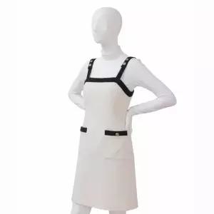 벰버 VEM.VER 버튼 포인트 트위드 원피스 여성 하객룩 크림