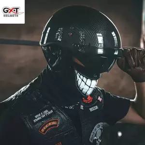 카본 클래식 할리반모 여름 반모헬멧 할리데이비슨 오토바이 바이크