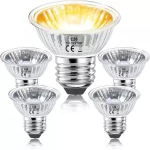 자엔사 50W 거북이 탱크용 파충류 열 램프 전구 파충류용 UVA UVB 할로겐 4팩 GU10 E26 수염 드래곤용 UV