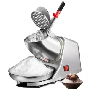 팥빙수기계 슬러시 눈꽃 빙수기 얼음 자동 제빙기 가정용 업소용 슬러쉬