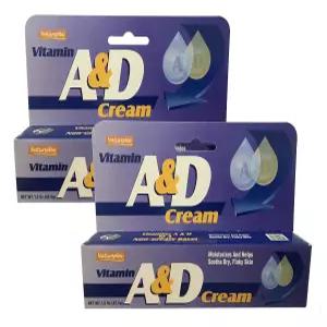비타민 A D 보습 진정 크림 1.5온스 병 2개(건성 각질 피부용)