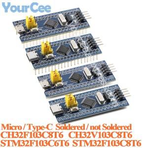 2pcs1pc STM32F103C8T6 시스템 코어 개발 보드 모듈 ARM 32Bit MCU STM32 마이크로 Type-C