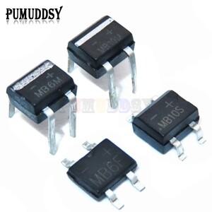 정류기 브릿지 SOP DIP 스택 MB6F MB10S DB107S 0.5A 1A 600V 1000V DF06S DF10 20 개