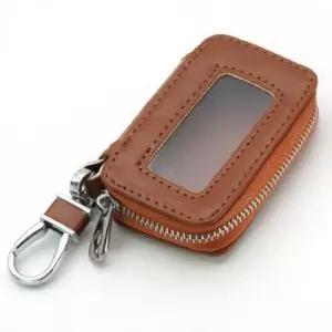 [CAR] 브라운 가죽 자동차 차량용 열쇠걸이 액세서리