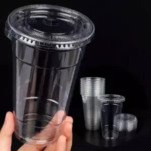 현이몰 10P 테이크아웃 PET 컵 720ml 일회용 아이스 디저트 롯데테이크아웃컵 테이크아웃컵 PET컵