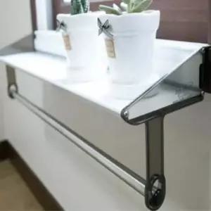 창틀 선반 행거 창문화분걸이 창틀행거 못없이선반