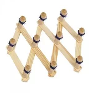 [생활] 원목 접이식 논슬립 행거 옷걸이 도깨비 자바라 디자인