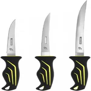 단코 3PC 낚시 필레 나이프 키트 6인치 7인치 9인치 롤백 생선 및 디보닝 담수 염수 미끄럼 방지 손잡이