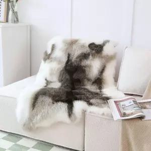 캠핑 체어 워머 커버 담요 털 낚시 보온 인조 피크닉 모피