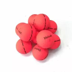 볼빅 비비드 XT AMT 무광 3피스 골프공 레드 10개 새볼 (로스볼 x)