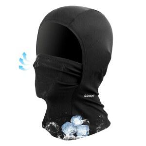 오토바이 발라클라바 페이스 마스크 자외선 차단 쿨링 헬멧 라이너로 스키를 탈