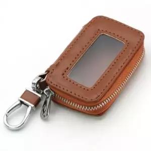 [CAR] 브라운 가죽 자동차 차량용 열쇠걸이 액세서리