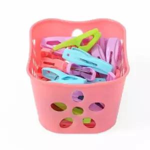 바스켓 빨래 집게 30p 작은빨래집게 고정집게