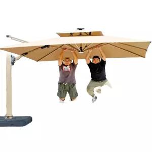 야외 접이식 그늘막 원형 해수욕장 정원 대형 초대형