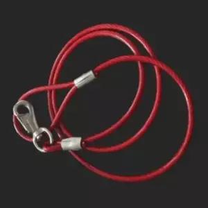 [반려] 와이어 개줄 8mm 빨강 반려견목걸이 중형견목줄