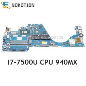 NOKOTION DCM40 LA F031P 930576 601 HP 14 BF 14 bf058TX 노트북 마더보드 940MX 2GB I7 7500U CPU용
