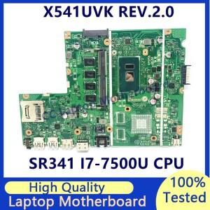 X541UVK REV 2 0 메인보드  ASUS 노트북 마더보드 RAM 8GB  SR341 I7 7500U CPU 포함 퀄리티  100% 전체 테