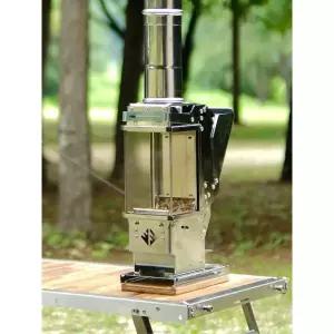 프리미엄 캠핑 야외 미니 스토브 화목난로 테이블탑 파티오 TT 파티클 난로 본체 +