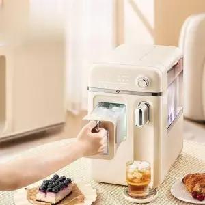 제빙기 아이스 물 디스펜서 데스크탑 여름 전기연결없는 차가운 홈 오피스 가정용 여름가전소형